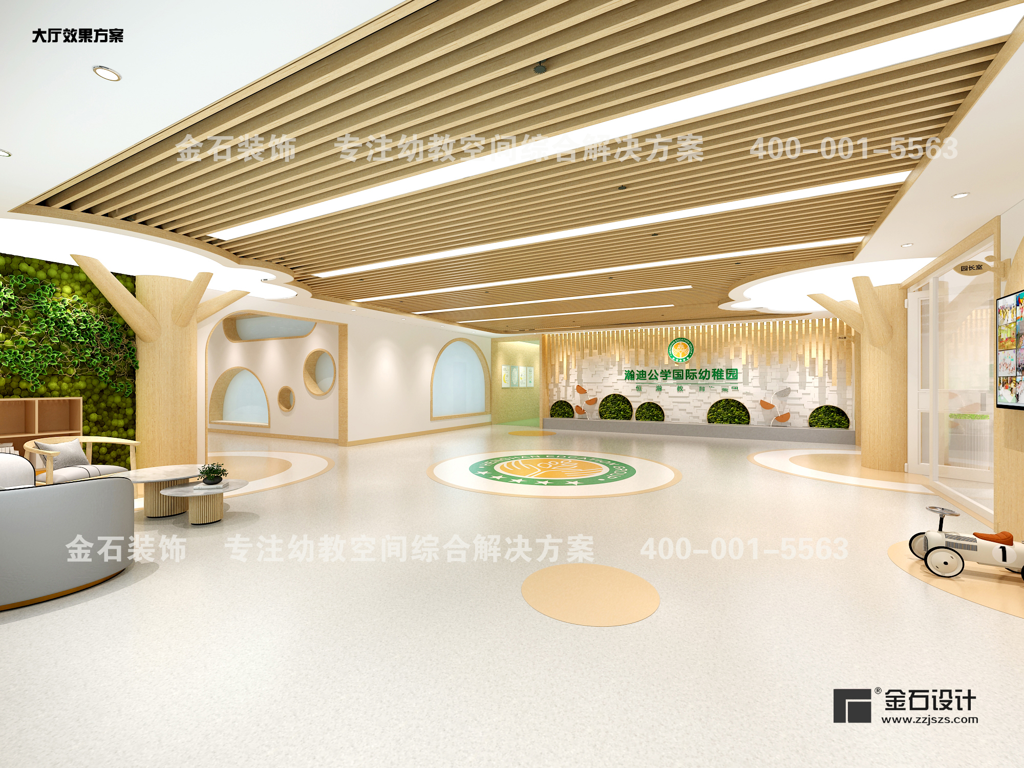 幼兒園大廳應該如何設計？