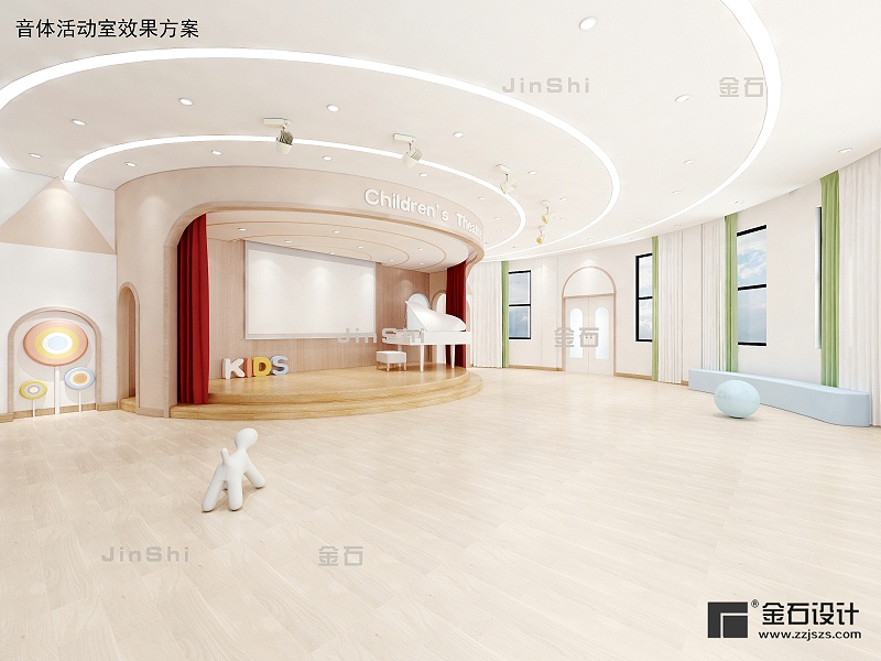 幼兒園多功能廳設(shè)計裝修