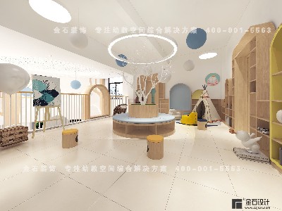 書香潤(rùn)童心，閱讀伴成長(zhǎng)--幼兒園閱讀室設(shè)計(jì)