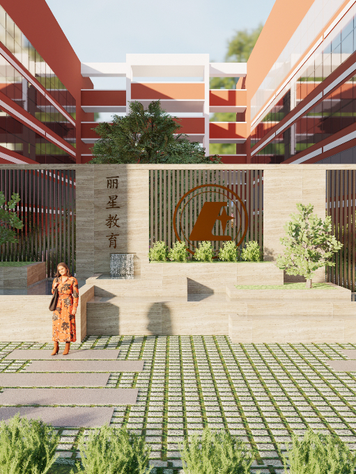 開封麗星中學(xué)-校園文化設(shè)計(jì)案例